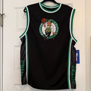 NBA Boston Celtics Black and Green Jersey